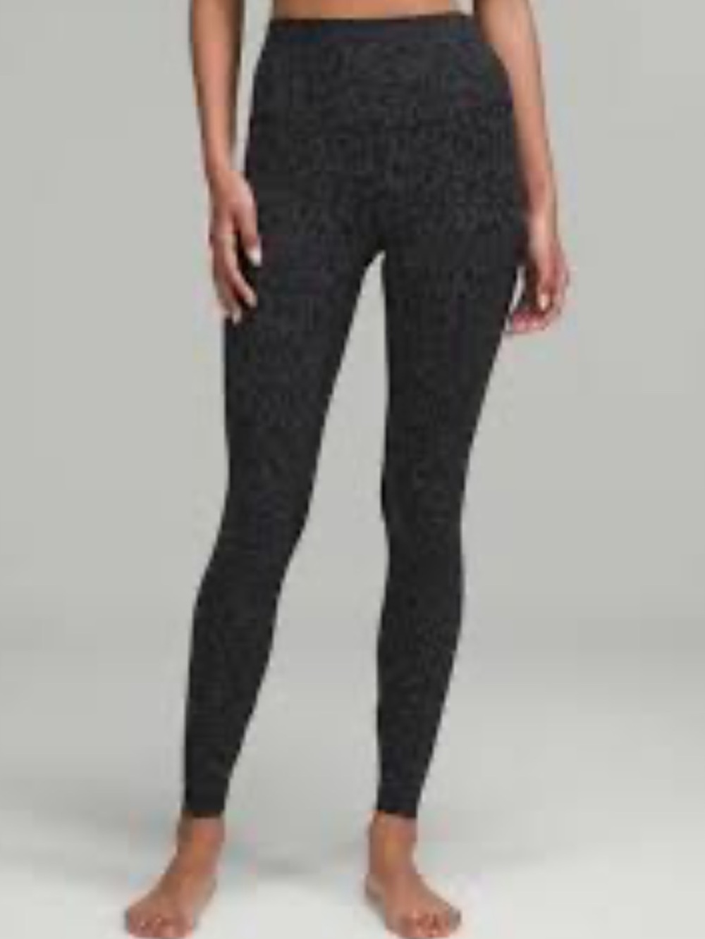 lululemon athletica align Black Tonal Animal Print Leggings 12